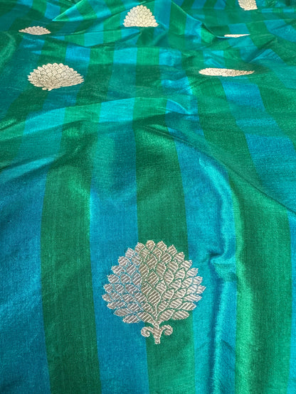 Handwoven Striped Silk Rangkat Thaan