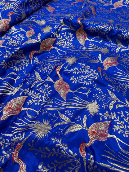 Handwoven Silk Shikargah Thaan