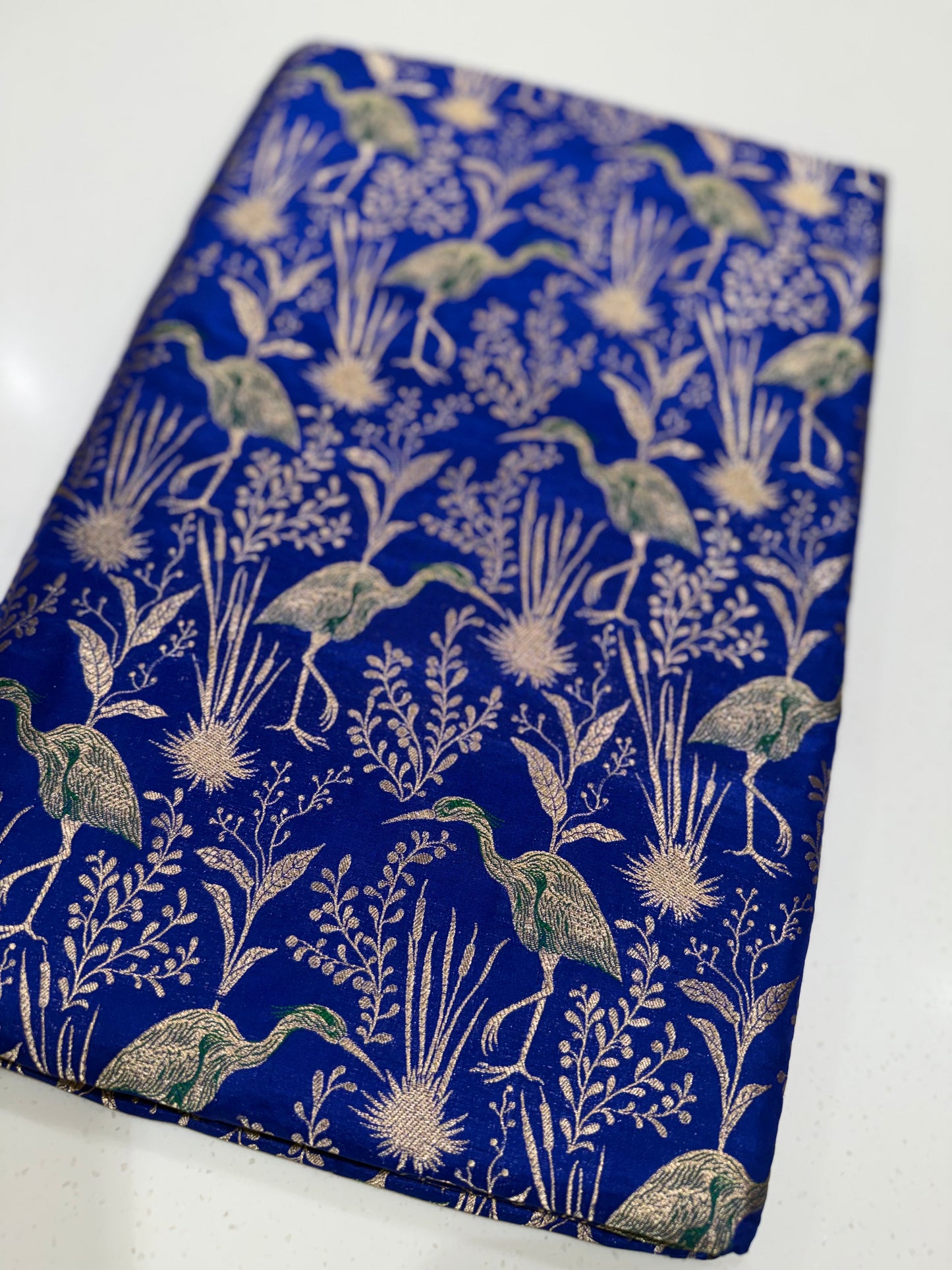 Handwoven Silk Shikargah Thaan