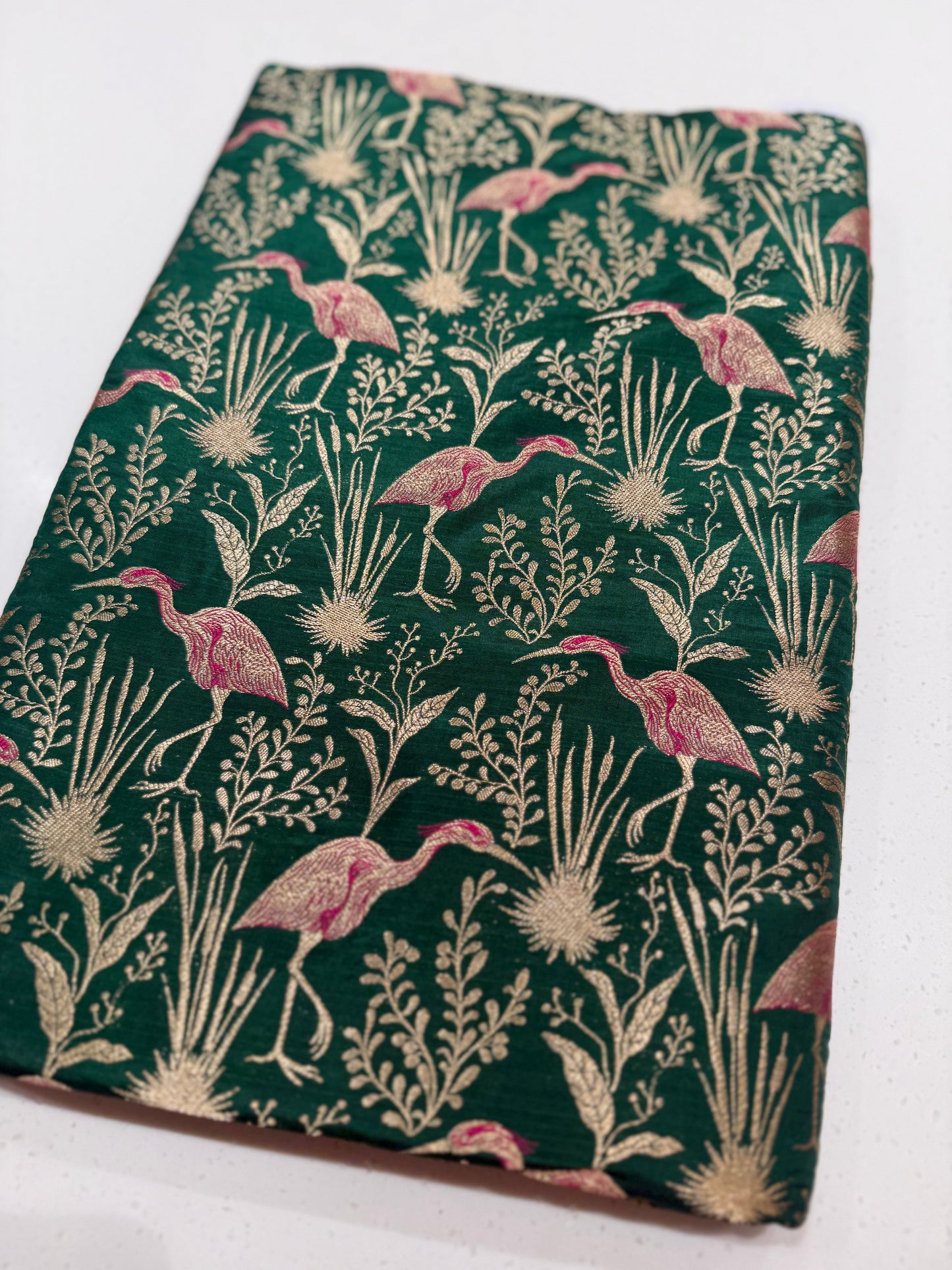 Handwoven Silk Shikargah Thaan