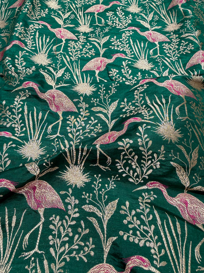 Handwoven Silk Shikargah Thaan