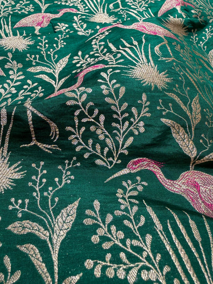 Handwoven Silk Shikargah Thaan