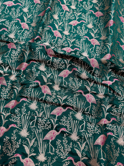 Handwoven Silk Shikargah Thaan