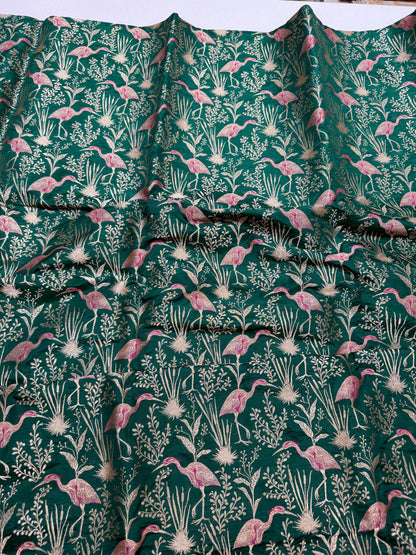 Handwoven Silk Shikargah Thaan