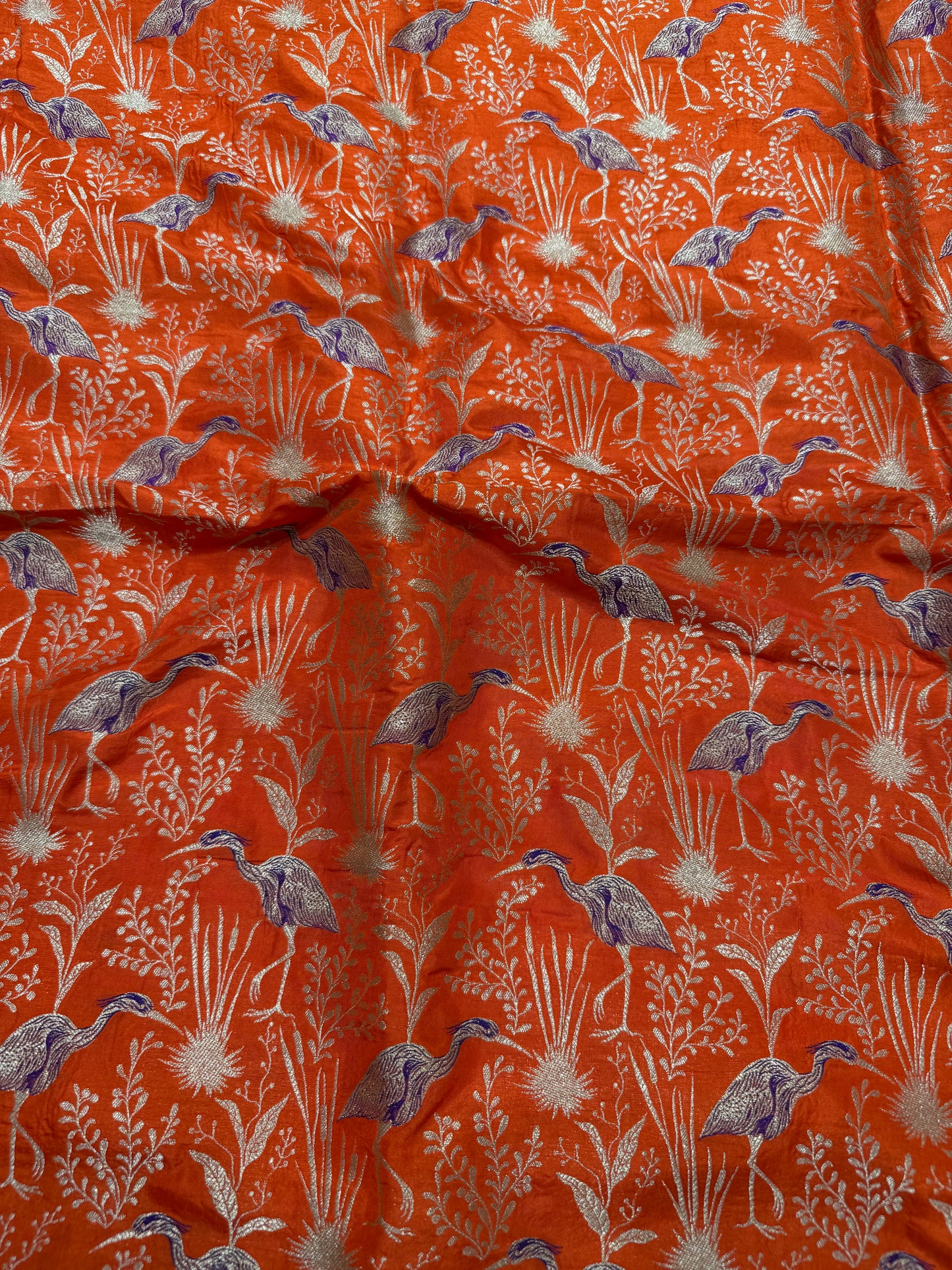 Handwoven Silk Shikargah Thaan