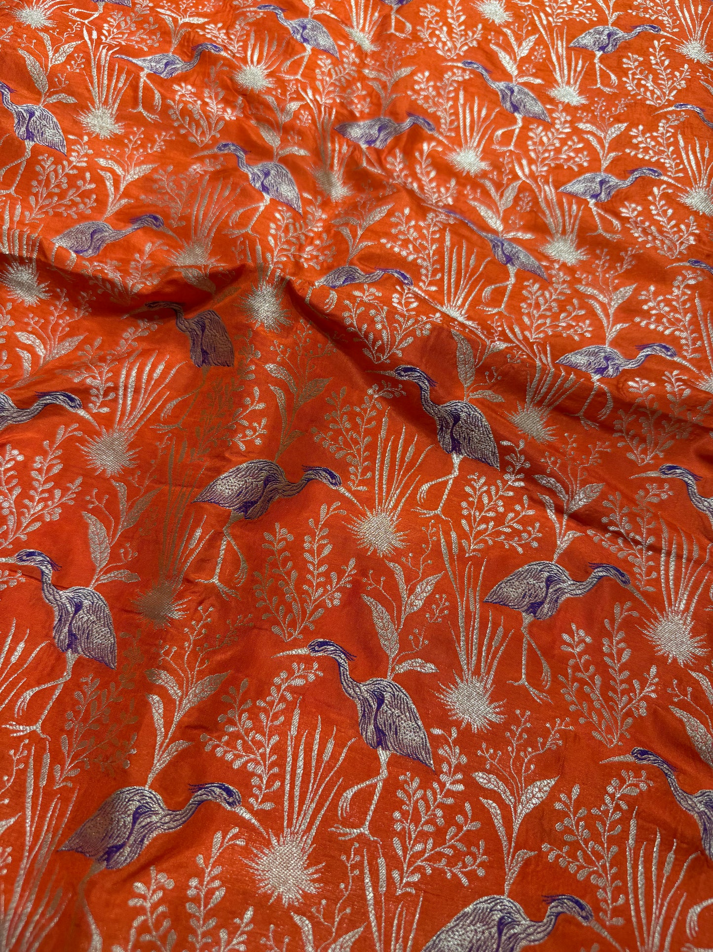 Handwoven Silk Shikargah Thaan
