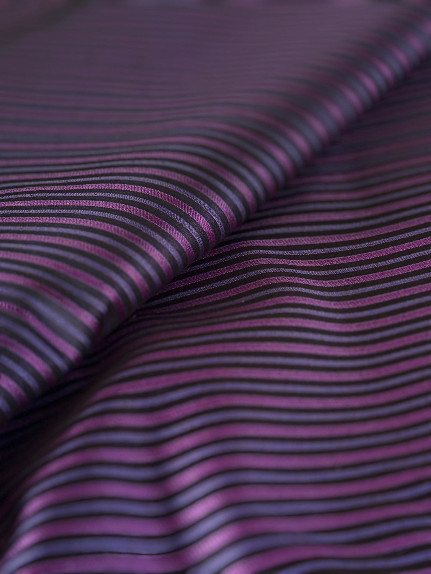 Handwoven Silk Striped Tanchoi Thaan