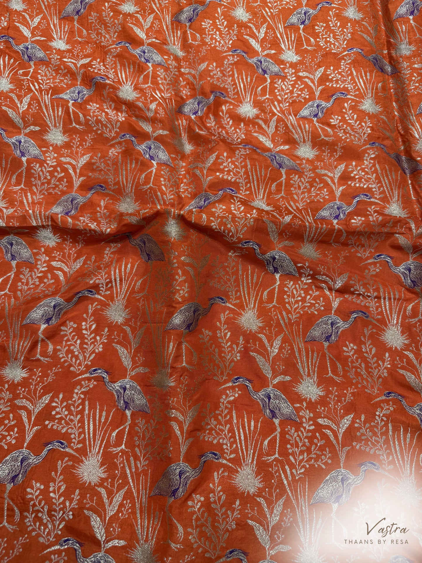 Handwoven Silk Shikargah Thaan